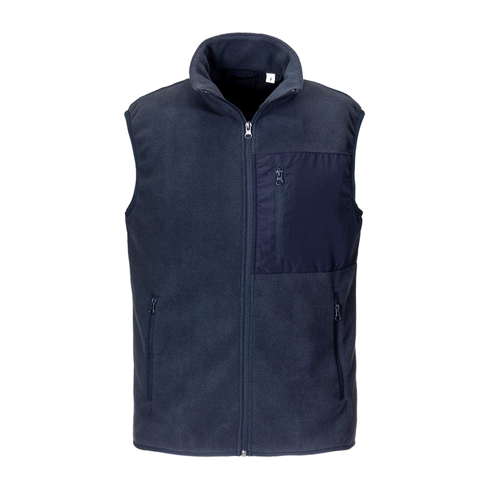 Smanicato in micropile unisex in tessuto 100% rigenerato da 240 g/m2 (100% poliestere ric. Smanicato in micropile unisex in tessuto 100% rigenerato da 240 g/m2 (100% poliestere ric.